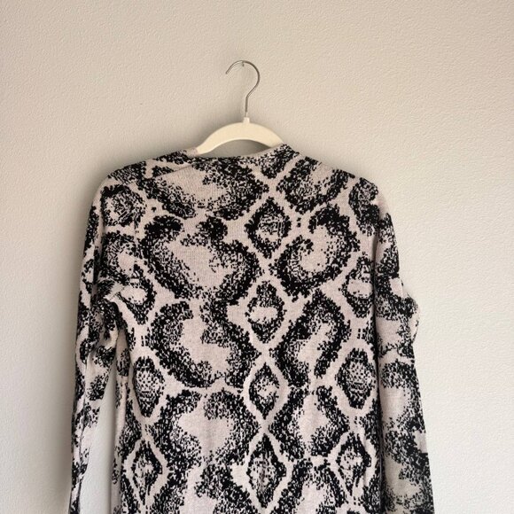 For Thee Long Snake Print Cardigan with Front Patch Pockets – Size S - Picture 5 of 8
